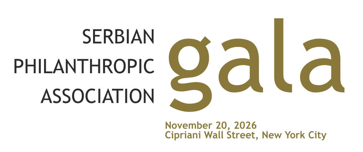 Serbian Philanthropic Association Gala, November 20, 2026, Cipriani Wall Street, New York City